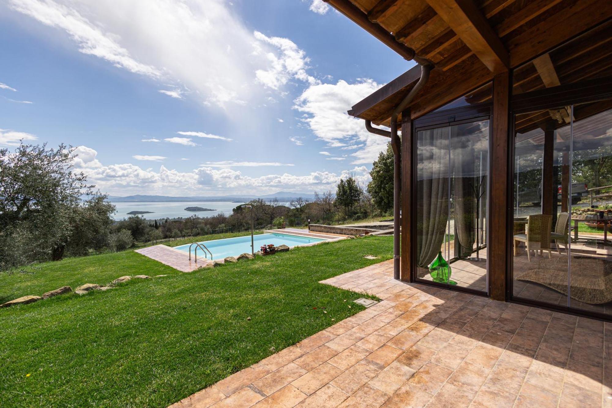 Di Colle In Colle - Country House With Private Pool Tuoro sul Trasimeno Luaran gambar