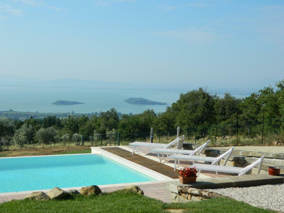 Di Colle In Colle - Country House With Private Pool Tuoro sul Trasimeno Luaran gambar
